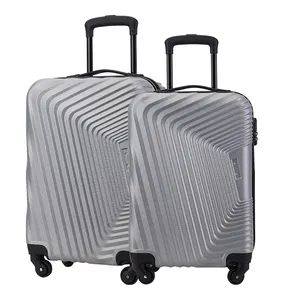 Set bagasi bahan PC gaya baru 2 buah tas perjalanan koper koper koper koper koper koper kulit mewah