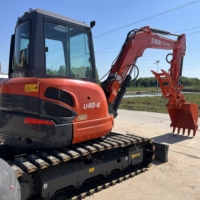 Sistema de Control Preciso y Sensible para Excavadora Fabricado en Japón, KUBOTA U40, para Colocación de Tuberías y Operaciones en Espacios Reducidos
