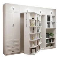 Lits pliants multifonctionnels modernes personnalisables, gain de place, armoire murale cachée, lit Murphy en bois antique, ensemble de chambre à coucher