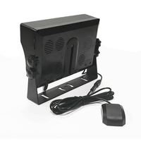 Monitor de Coche SeemeTech de 7 Pulgadas Todo en Uno con Pantalla IPS Dividida, 1080P, 4G, DVR, GPS, Asistencia de Marcha Atrás, Control Remoto, Cámara de Respaldo, SD