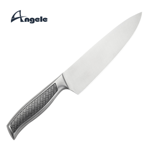 Nice <strong>Grip</strong> 8 Inch Chef <strong>Knife</strong> German Stainless Steel 1.4116 High-Polish Finish Ambidextrous Eco-Friendly Professional Kitchen - Product Image 5