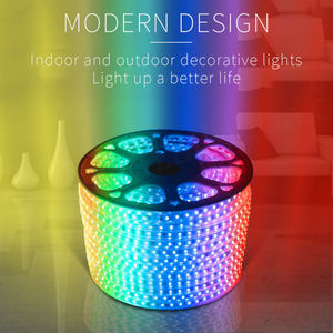 Tira de Luces LED RGB de Alta Tensión SMD2835 5050 a Todo Color, Impermeable, con Control Remoto por Aplicación, 60 LED, 180 LED, Gran Oferta - Product Image 5