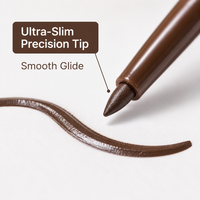 Eyeliner liquide longue tenue avec formule à séchage rapide, résistant aux bavures et imperméable, couleur intense pour une définition des yeux toute la journée