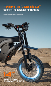 Motocicleta Eléctrica Todoterreno, Batería <span class=keywords><strong>de</strong></span> Litio <span class=keywords><strong>de</strong></span> 48V, Motor <span class=keywords><strong>de</strong></span> 1500W, 60KM/<span class=keywords><strong>H</strong></span>, 60 °   Climbing, Marco Negro FOB Ningbo - Product Image 2