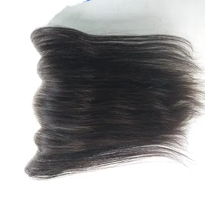 Düz kapatma dantel Amanda brezilyalı düz insan saçı kapatma 4*4 İnsan saç hint remy doğal satıcı