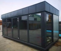 Maison conteneur préfabriquée en gros en Chine module show room avec salle de bain bureau portable de luxe