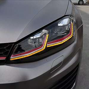 <span class=keywords><strong>Volkswagen</strong></span> <span class=keywords><strong>Polo</strong></span> 2014-2016 Vento dinamico segnale DRL LED proiettore lente 12V nuove parti di auto 6000K con luce potenziata - Product Image 5