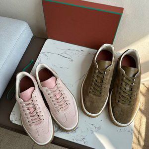 男士奢华真皮运动鞋复古橡胶鞋底溜冰鞋女士休闲鞋 - Product Image 4