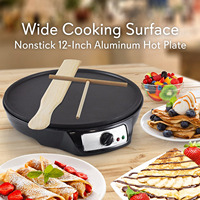 Nouveau Design 3 en 1 Machine à crêpes et crêpes électrique Portable antiadhésif crêpe Pizza Maker automatique