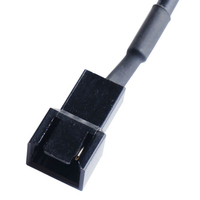 Grosir kustom 0.3/0.5/0.8/1m tahan lama USB 2.0 A Male ke 3pin 4pin pria konektor kabel adaptor untuk 5V komputer PC Fan