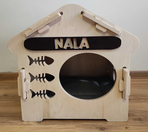 Hiện Đại Cao Cấp Bằng Gỗ Con Chó Thùng Tùy Chỉnh Trong Nhà Đồ Nội Thất Vật Nuôi Bảo Vệ Con Chó Cũi Giường Cho Mèo Bảo Vệ Con Chó Nhà - Product Image 3