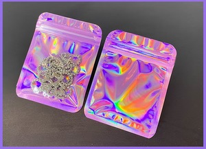 Tùy chỉnh moq thấp Mylar túi đứng trong kho bao bì ba chiều Túi Macaron màu có thể khóa lại tự khóa túi - Product Image 6