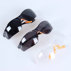 QiaoShiFu Modèle 168 Meilleure Vente d'Été Lunettes de Protection Industrielle Anti-Buée Noir Transparent Lunettes de Soudeur - Product Image 2