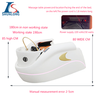Lit de Salon de Beauté Moderne Électrique Multifonctionnel pour Massage Corporel Complet, Lavage de Cheveux, Spa Capillaire et Shampoing – Équipement de Salon de Coiffure