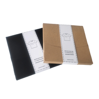 Boîte en carton kraft personnalisée de haute qualité pour t-shirts, écharpes, chaussettes, emballage de t-shirts, boîte enveloppe avec logo