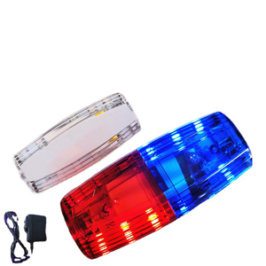 Lumière de travail d'urgence rechargeable stroboscopique rouge et bleue - Product Image 5