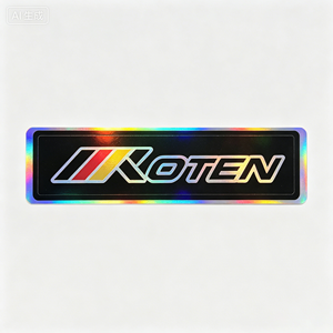 Customised <b>security</b> holographic <b>stickers</b>, gold holographic labels, 3D authenticity holographic labels - Product Image 3