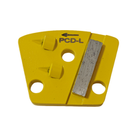 Outil abrasif ASL PCD+Diamond Segment pour le ponçage de béton et terrazzo, préparation des surfaces et décapage des revêtements époxy