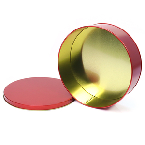 Rustproof Moistureproof <strong>Large</strong> Food Safe <strong>Round</strong> Metal Cans For Biscuits <strong>Tin</strong> Cake Can <strong>Cookie</strong> Packaging <strong>Tin</strong> Box Canister - Product Image 6