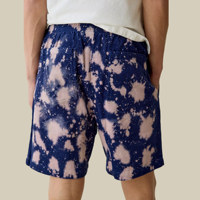 Shorts en velours côtelé décontractés pour hommes, coupe décontractée, taille élastique, avec logo personnalisé OEM, brodés, style streetwear