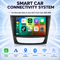 Reproductor de DVD de 9 Pulgadas para Mercedes Benz Clase E W211 CLS 2005-2008, Pantalla de Radio, Autoradio, Monitor de Tablero, Control de Dirección, Audio