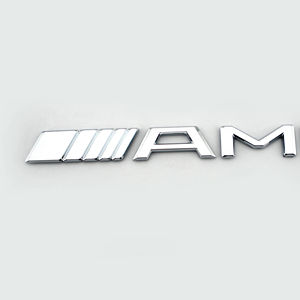 Emblema Auto AMG in ABS Cromato con Lettere 3D, Distintivo e Decalcomanie Adesive Adatto per <span class=keywords><strong>Mercedes</strong></span> <span class=keywords><strong>Benz</strong></span> - Product Image 2