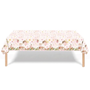 Decorazioni per Festa a Tema Fata dei Fiori, Tovaglia Usa e Getta, Piatti di Carta, Bicchieri di Carta, Tovaglioli per <span class=keywords><strong>Compleanno</strong></span> di Ragazze - Product Image 3