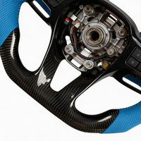 Blaues Carbon-Lenkrad mit LED-Leistungsanzeige für Dodge Charger / Challenger / Durango (2016-2023)