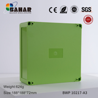 BWP 10217-A IP68 ABS/PC En Plastique Électronique Étanche Boîte De Commutateur De Commande Boîtier Électrique