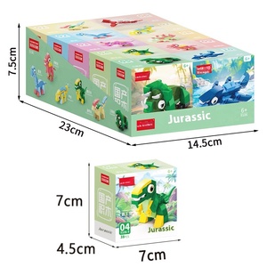 9103 10 in 1 grosir blok bangunan edukasi anak-anak kompatibel untuk Lego hewan Granular laut serangga dunia - Product Image 5