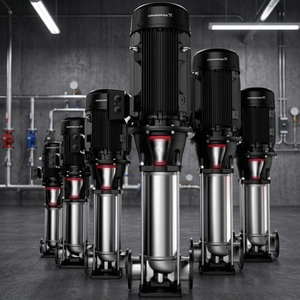 Bomba Centrífuga Grundfos Cr15 1 Cr15 2 Cr15 3 Cr15 4 Cr20 1 de Acero Inoxidable con Motor Eléctrico Trifásico de Baja Presión - Product Image 2