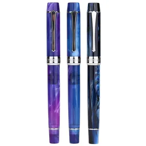 PENBBS-355 Resin fountain pen bright tip small art nib student adult writing syringe pens made in China