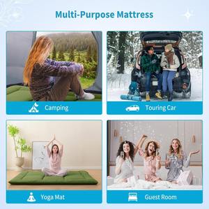 Addensare Memory Foam <span class=keywords><strong>Futon</strong></span> materasso portatile Roll-up pieghevole lettino giapponese stile Tatami spedito - Product Image 6