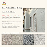 Peinture en pierre liquide effet granit, résistante aux intempéries, finition texturée décorative pour projets muraux extérieurs résidentiels et commerciaux