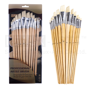 <span class=keywords><strong>Set</strong></span> di <span class=keywords><strong>Pennelli</strong></span> Angolari <span class=keywords><strong>per</strong></span> Artisti in Setole di Maiale di Chungking Sbiancate di Alta Qualità <span class=keywords><strong>per</strong></span> <span class=keywords><strong>Pittura</strong></span> a <span class=keywords><strong>Olio</strong></span> - Product Image 1