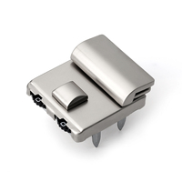 Serrure à torsion en alliage de zinc doré de luxe pour sacs en cuir et boîtes (quincaillerie)