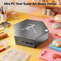 Mini PC Host con Diseño en Forma de Arte de Azúcar, Fórmula de Registro BT5.2 para Taller de Arte de Azúcar Hecho a Mano y Consulta de Diseño de Moldes, Fácil de Operar