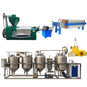 Nhà Máy Giá Palm hạt nhân hướng dương đậu nành cám gạo cottonseeds dầu expeller dầu Mill Máy ép dầu