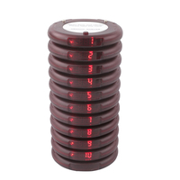 Système de téléavertisseur de table étanche et rechargeable avec téléavertisseur vibrant pour restaurants, hôtels, cafés et hôpitaux