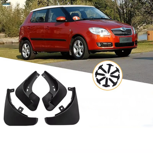 4 Pièces Bavettes de protection anti-éclaboussures pour Skoda <span class=keywords><strong>Fabia</strong></span> <span class=keywords><strong>MK2</strong></span> 5J 2007-2011, résistantes aux rayures, garde-boue avant et arrière - Product Image 1