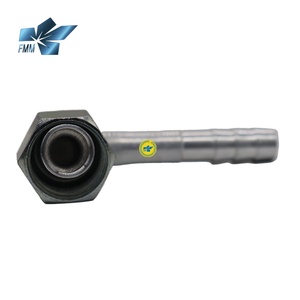 Raccord universel pour tuyau de compresseur de climatisation automobile 1/2 8 R134a, raccord cannelé à joint torique 90 degrés 15 mm / écrou M22*1.5 - Product Image 2