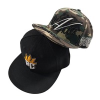 Casquette Snapback 6 Panneaux Unisexe Multicolore Non Structurée en Acrylique avec Étiquette Tissée Perforée et Logo Brodé Personnalisé Style Hip Hop