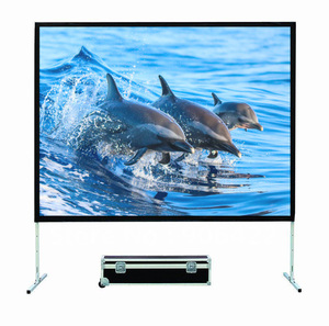 180HD portátil interior/<span class=keywords><strong>al</strong></span> aire libre rápido plegable con soporte de piernas y pantalla de proyección caso de vuelo (<span class=keywords><strong>4</strong></span>:3) - Product Image 1