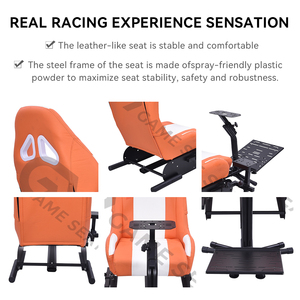 GY029 Fournisseur direct d'usine, siège de cockpit de jeu de course de simulation automobile personnalisé et bon marché pour PC, Playstation 2 3, Wii, PXN, MOZA - Product Image 4