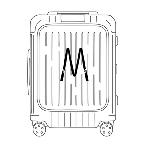 Valigia <span class=keywords><strong>Trolley</strong></span> Rigida Leggera in Policarbonato Serie Essential, Bagaglio a Mano di Lusso Rimow 21 Pollici con Custodia Essenziale - Product Image 4