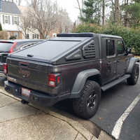 Auvent de camionnette en aluminium sur mesure avec couvercle de benne rétractable pour Jeep Gladiator JT