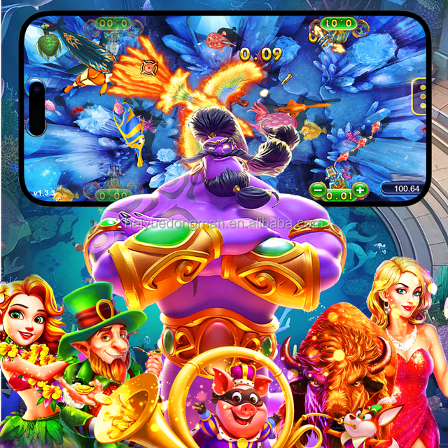 Mobile APP H5 Game Customized English Skill Fish Game Online Fish Game with Customized Service for Multiple Players