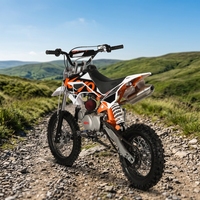 Moto tout-terrain pour enfants Kayo TSD110 110cc 4 temps à essence avec démarrage semi-automatique 4 vitesses et démarrage au kick