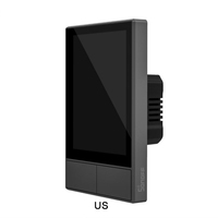EU US Sonoff NSPanel saklar dinding, saklar Thermostat cerdas layar sentuh Wifi, untuk kontrol peralatan rumah