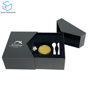 Coffret cadeau <span class=keywords><strong>caviar</strong></span> de luxe personnalisé pour nouvel an, emballage noir rigide - Product Image 5